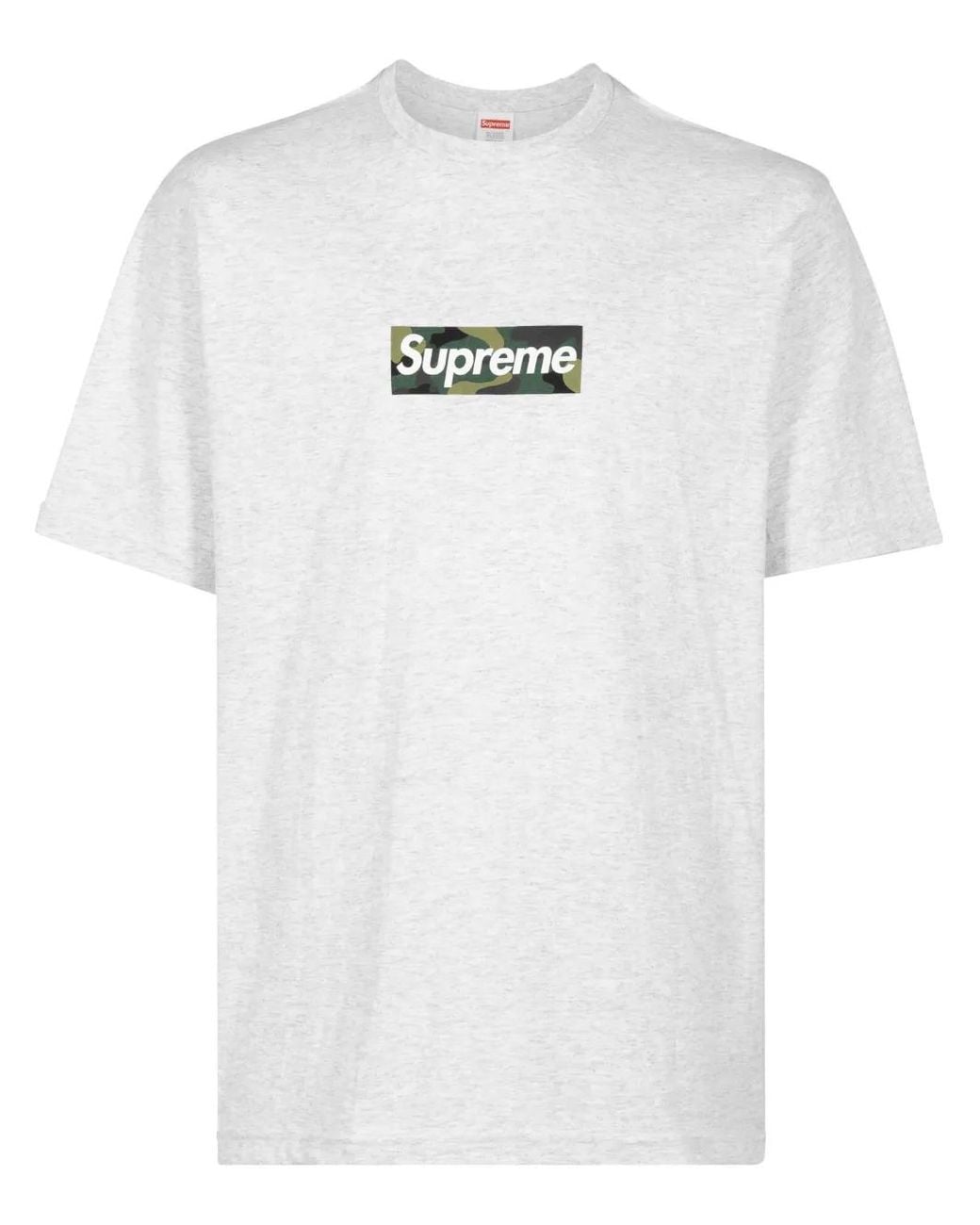Supreme White Box Logo Cotton T-Shirt