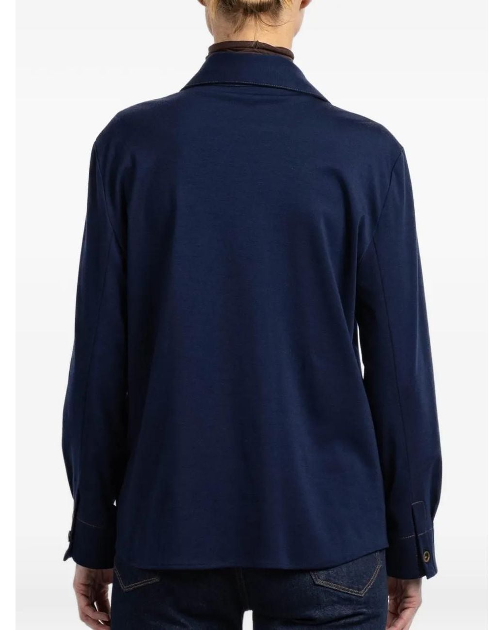 Peter Cohen Blue Long-Sleeve Shirt