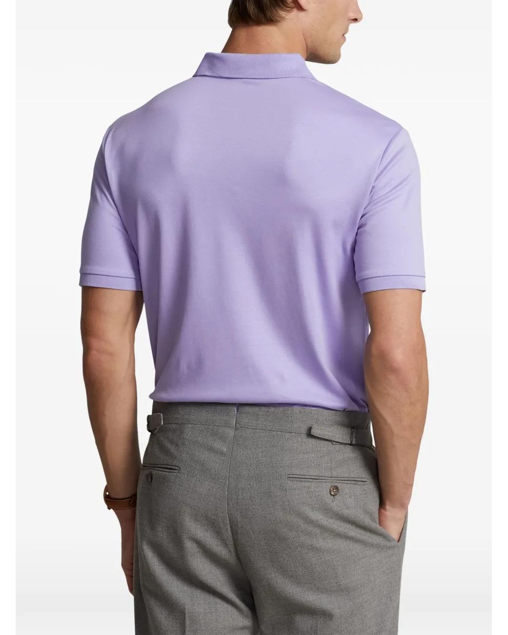 Polo Ralph Lauren Purple Polo À Broderies for men