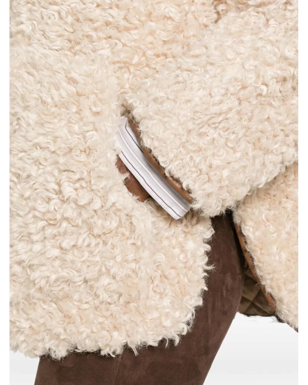 Molliolli Natural Reversible Quilted Jacket