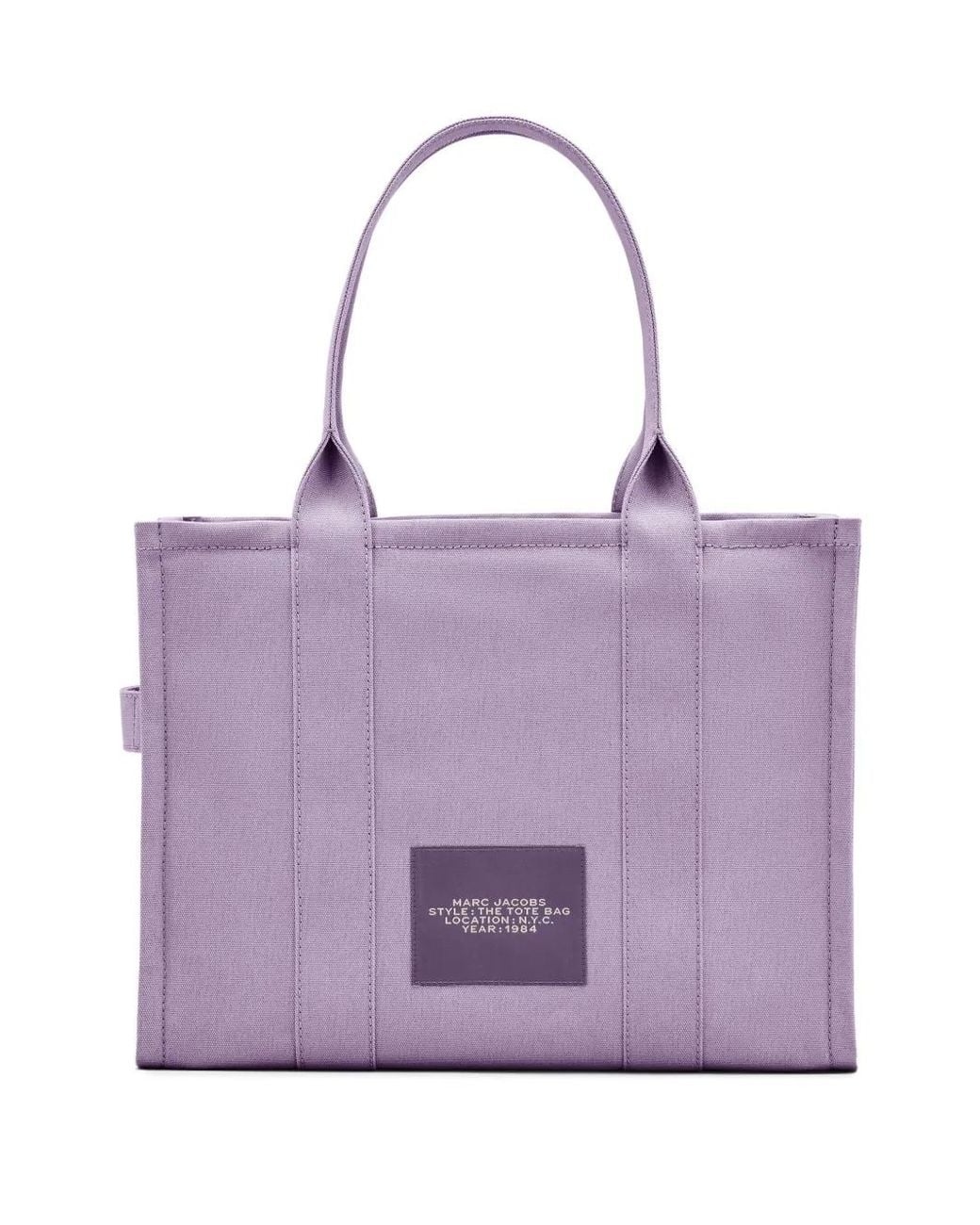 Marc Jacobs Purple The Canvas Tote Bag