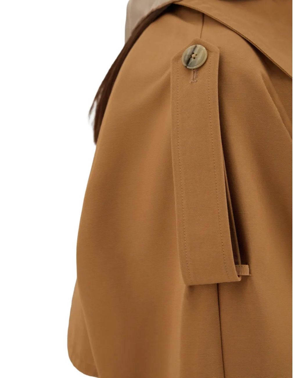 Herno Brown Button Belted Jacket