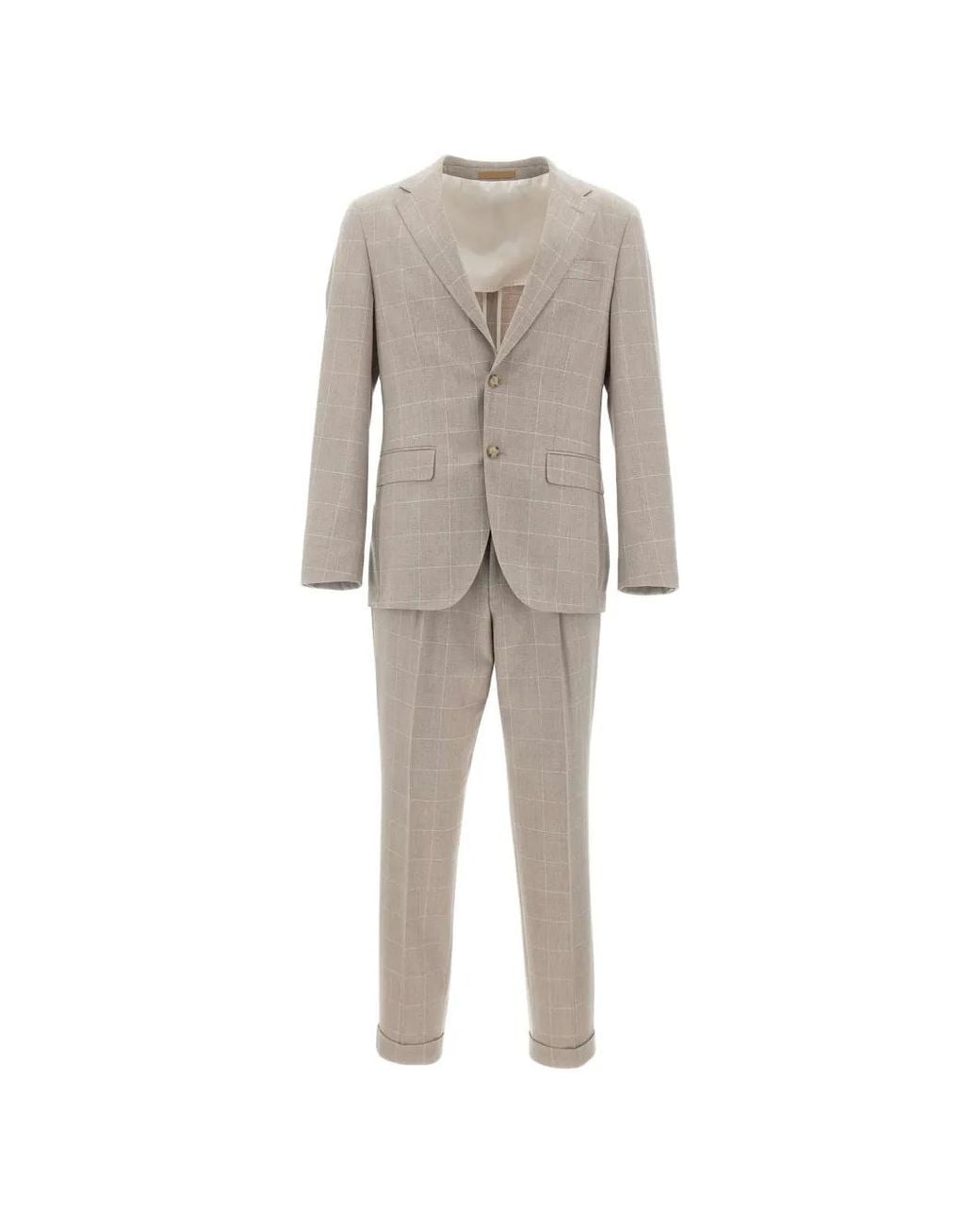 Boss Natural Two-Piece Slim-Fit Suit for men