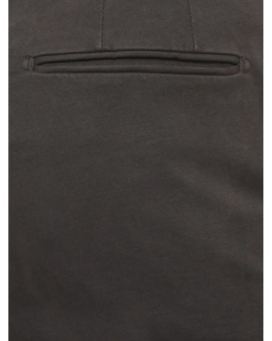 Devore Black Slim-Cut Tailored Trousers for men