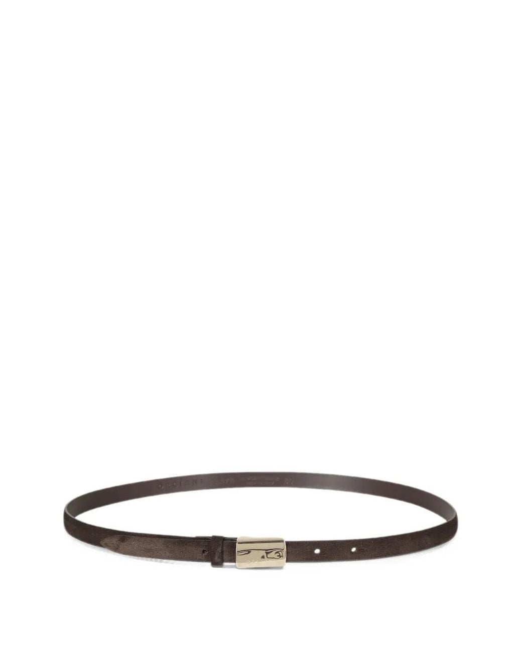Orciani White Peach Suede Belt