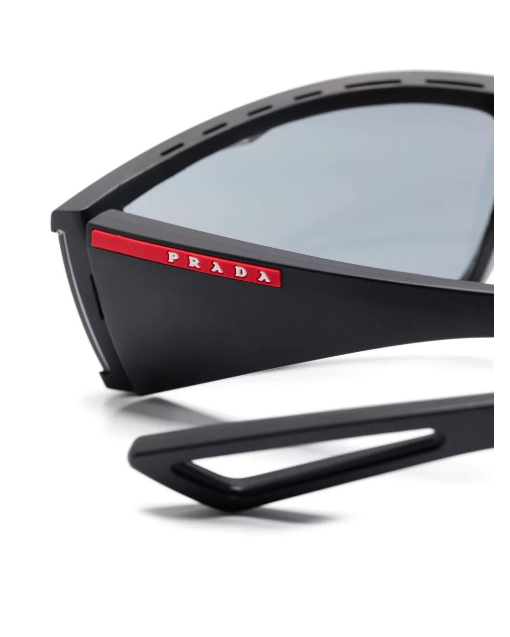 Prada Black Linea Rossa Sunglasses