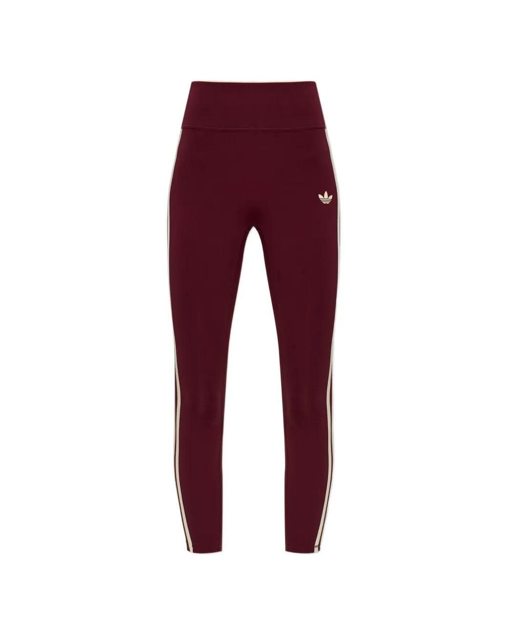 Adidas Red Originals Sport Superstar Logo-Print Leggings