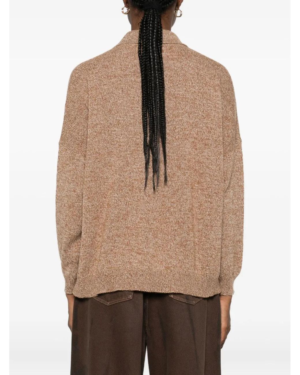Be You Natural Collared Sweater