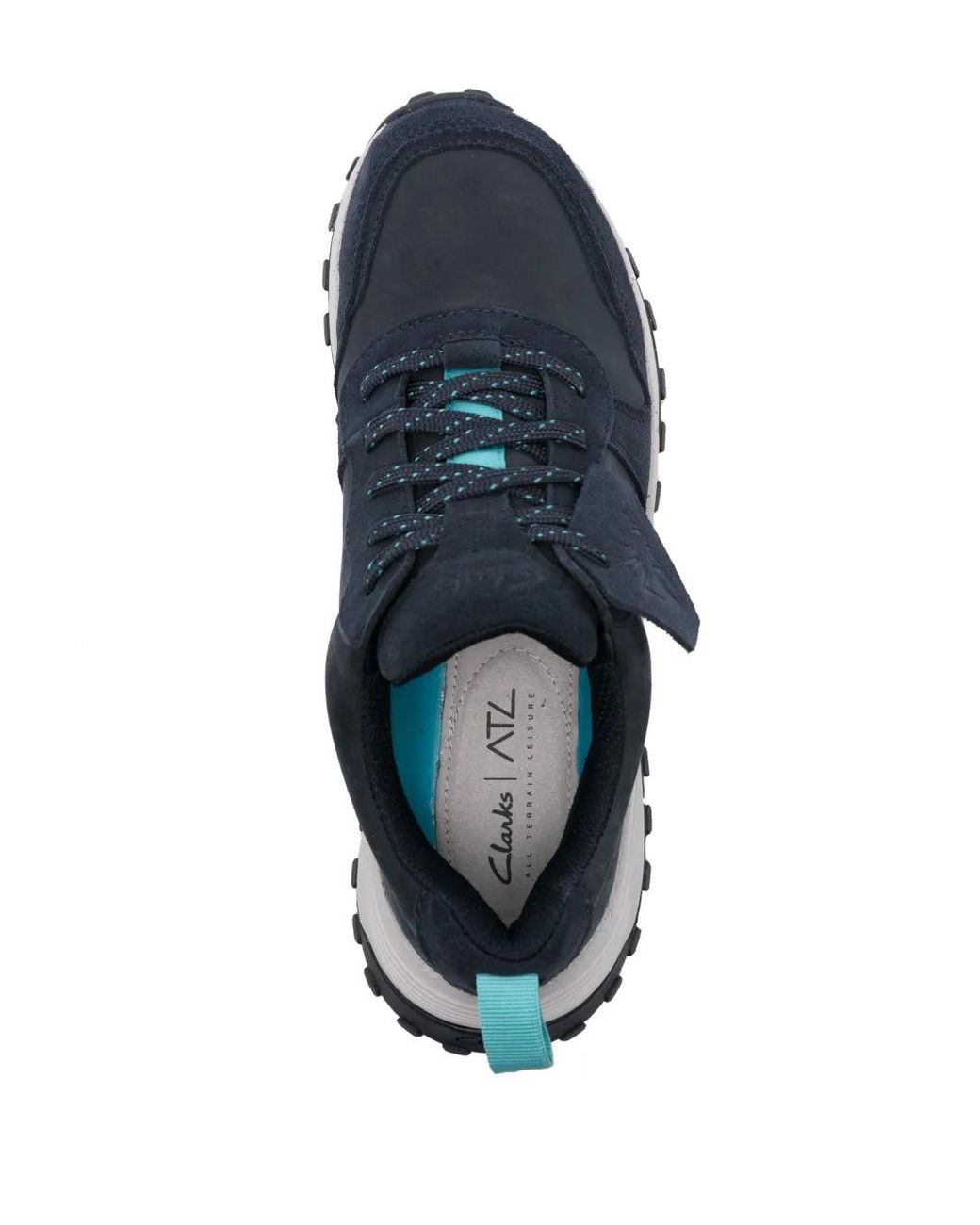Clarks Blue Atl Trek Free Wp Nubuck Sneakers