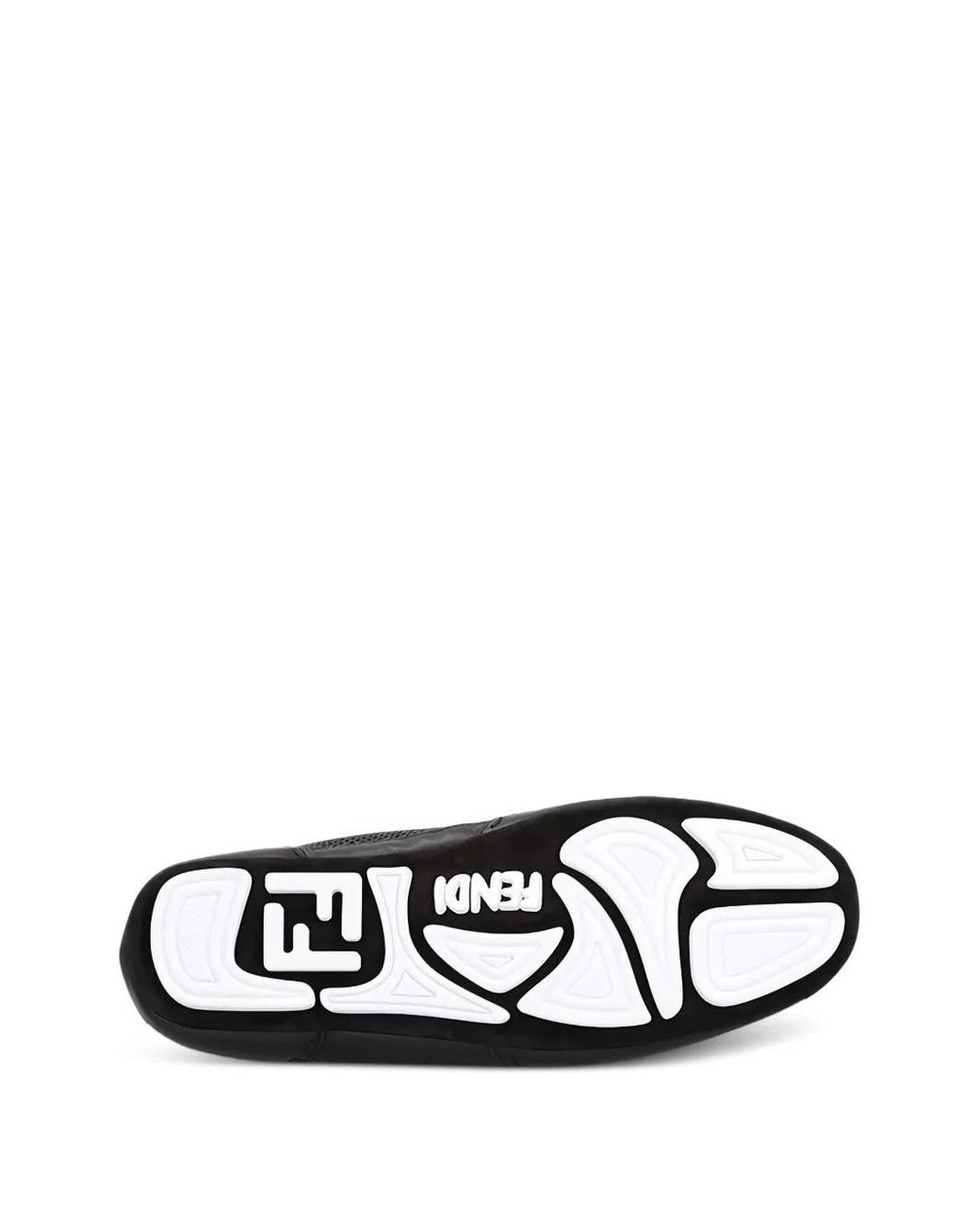 Fendi Green Fit Lace-Up Sneakers for men