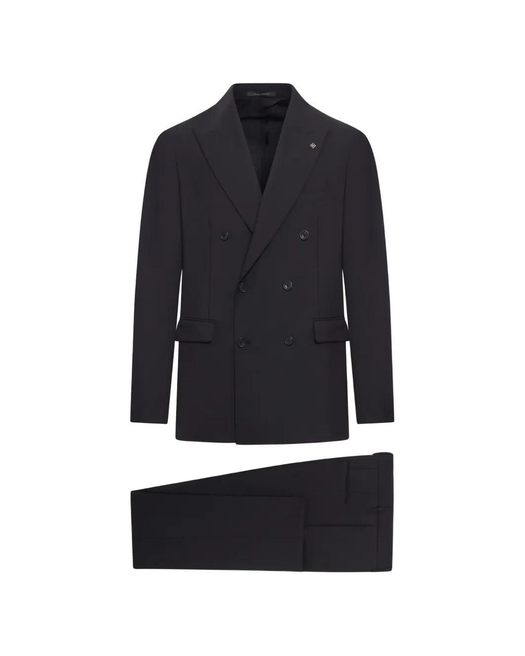Tagliatore Blue Double-Breasted Tailored Suit for men