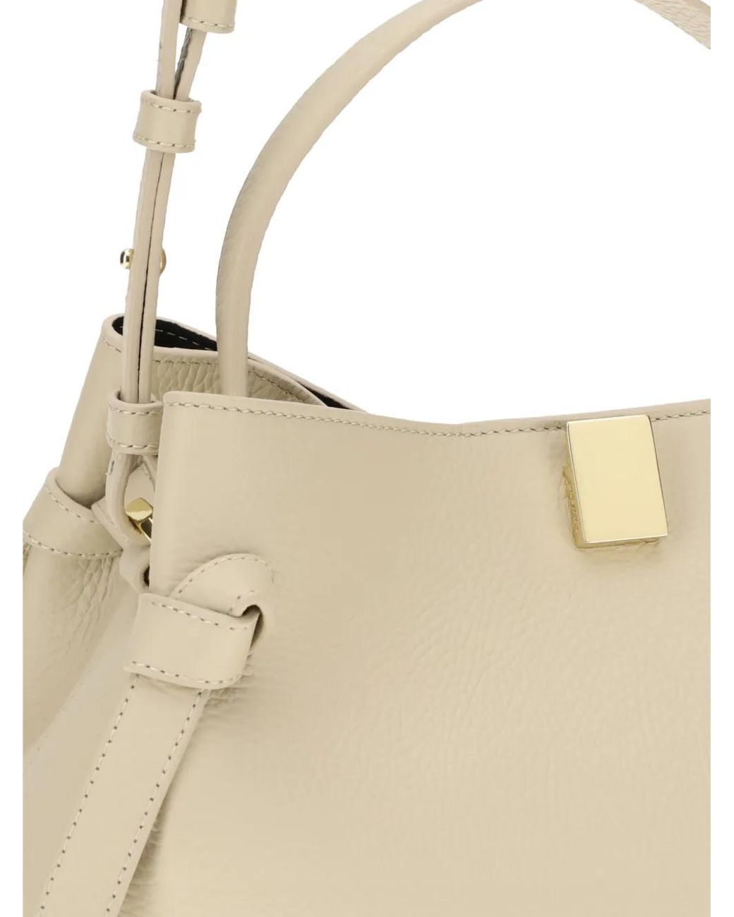 Yuzefi Natural Gyoza Pebble-Leather Tote Bag
