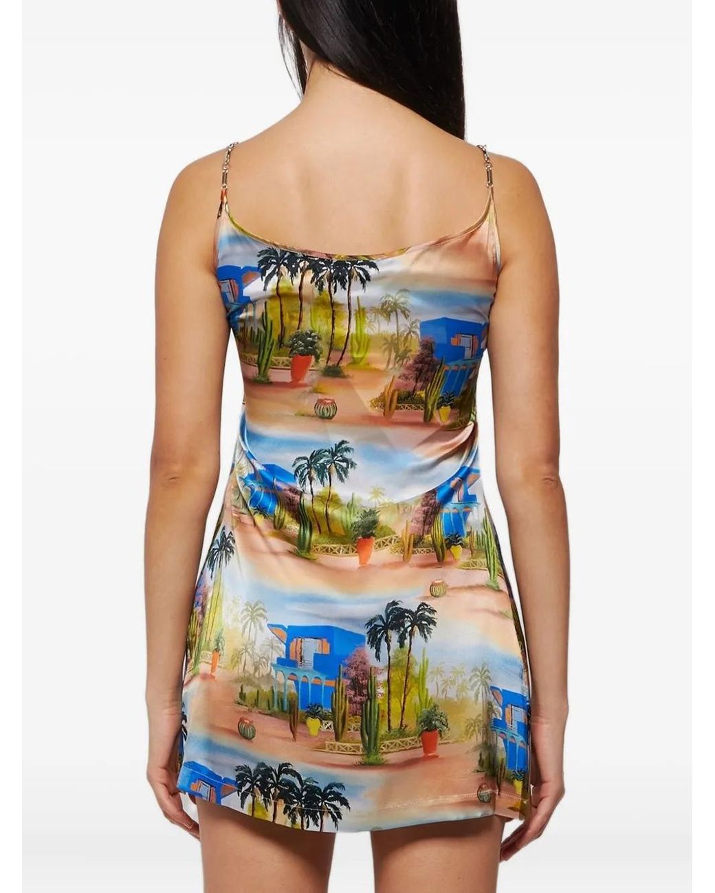Les Benjamins White Silk Min Dress