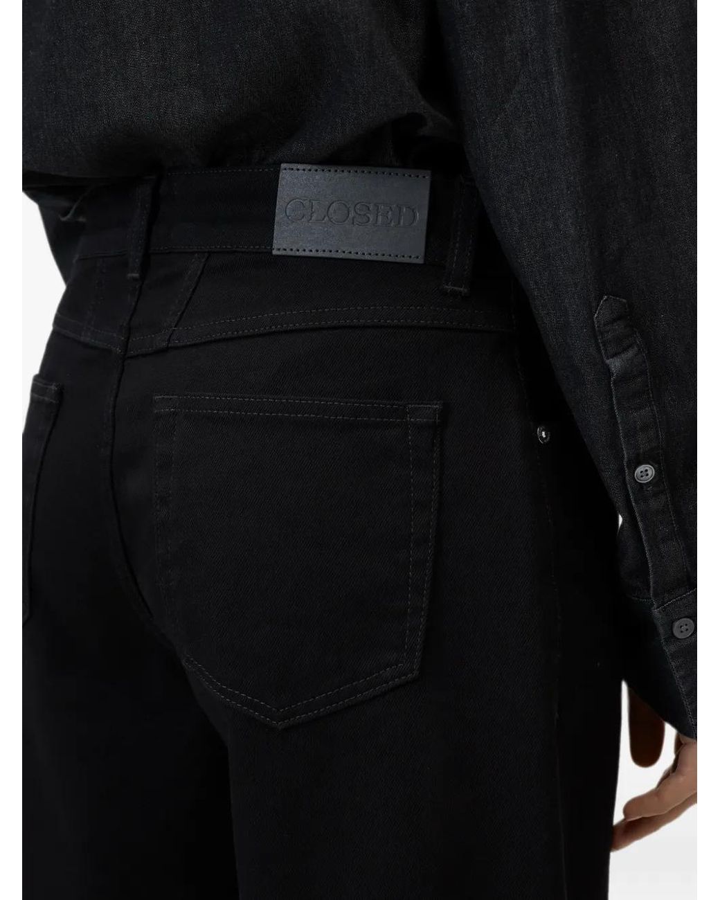 Closed Black Jayla Wide-Leg Jeans