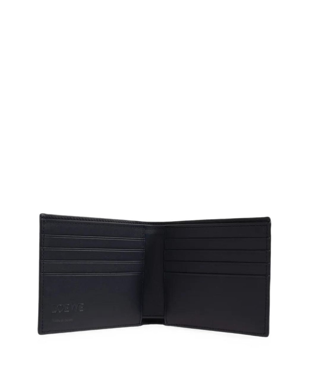 Loewe Blue Two-Tone Leather Wallet for men