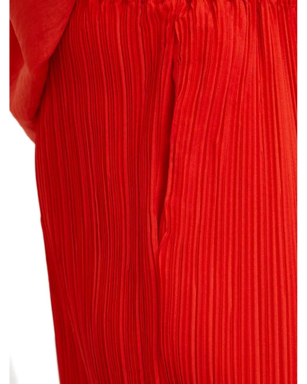 Samsøe & Samsøe Red Pleated Trousers