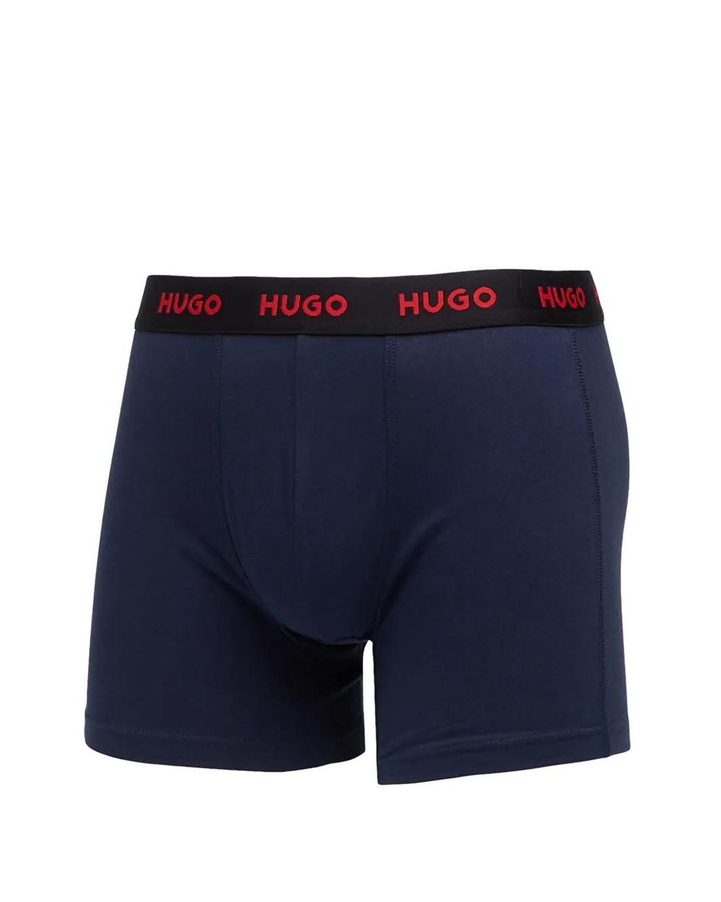 HUGO Blue Logo Boxer Briefs (Set Of Three) for men