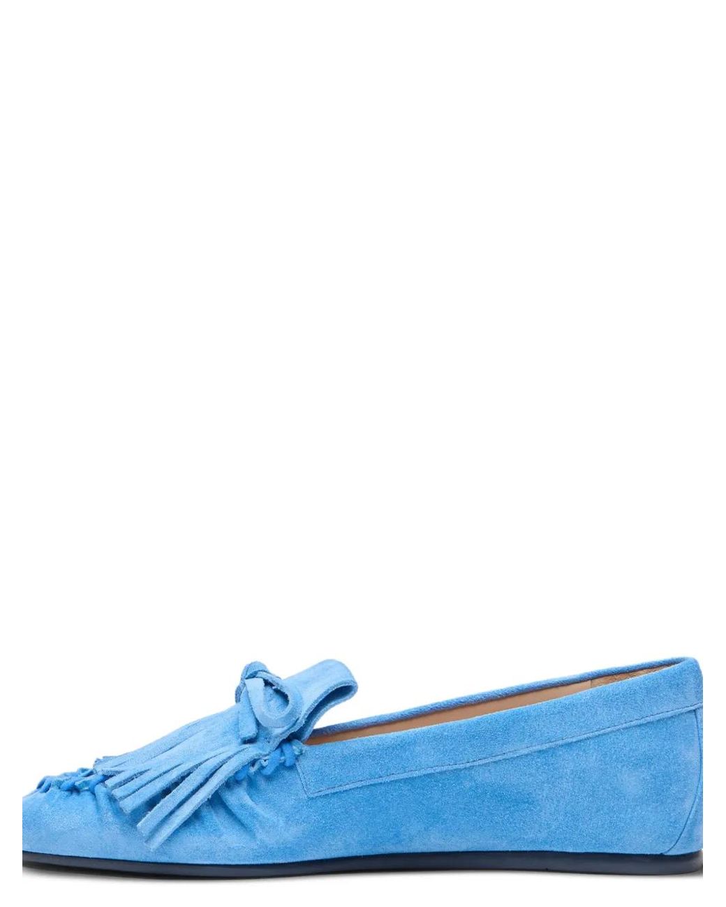 Stuart Weitzman Blue Britt Loafers