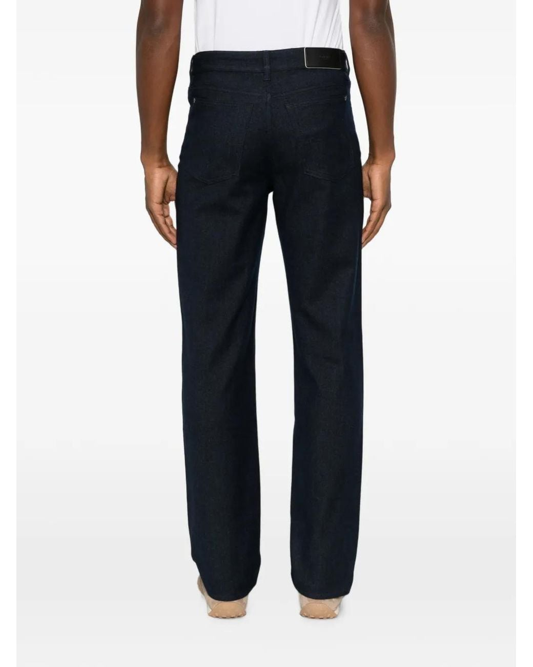 Agnona Blue Straight-Leg Jeans for men