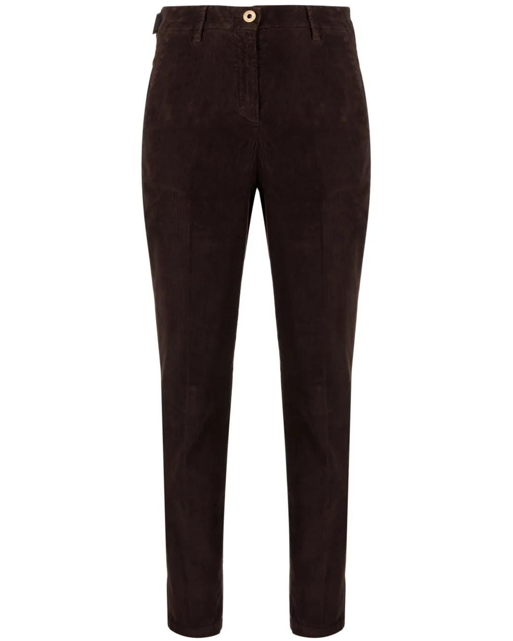 Jacob Cohen Black Corduroy Tapered-Leg Trousers