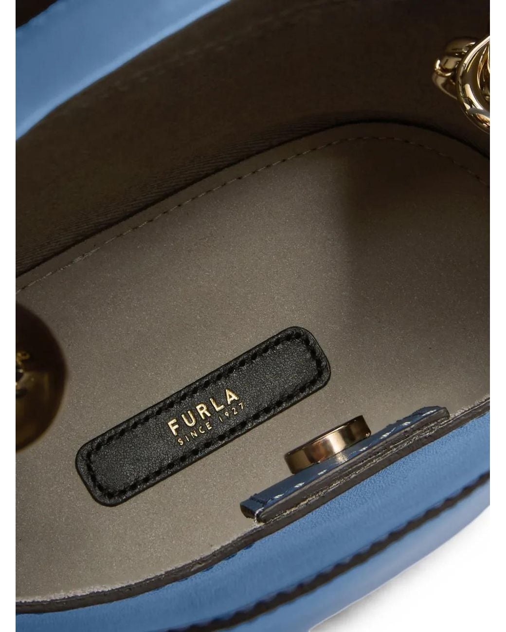 Furla Blue Sfera Mini Bag