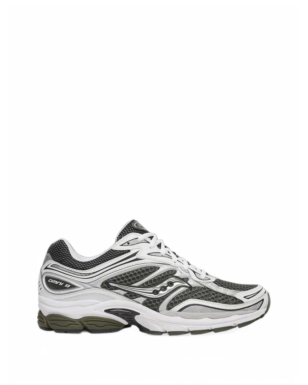 Saucony White Progrid Omni 9 Sneakers for men