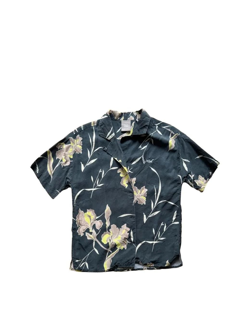 Kith Blue Elena Palm Camp Shirt