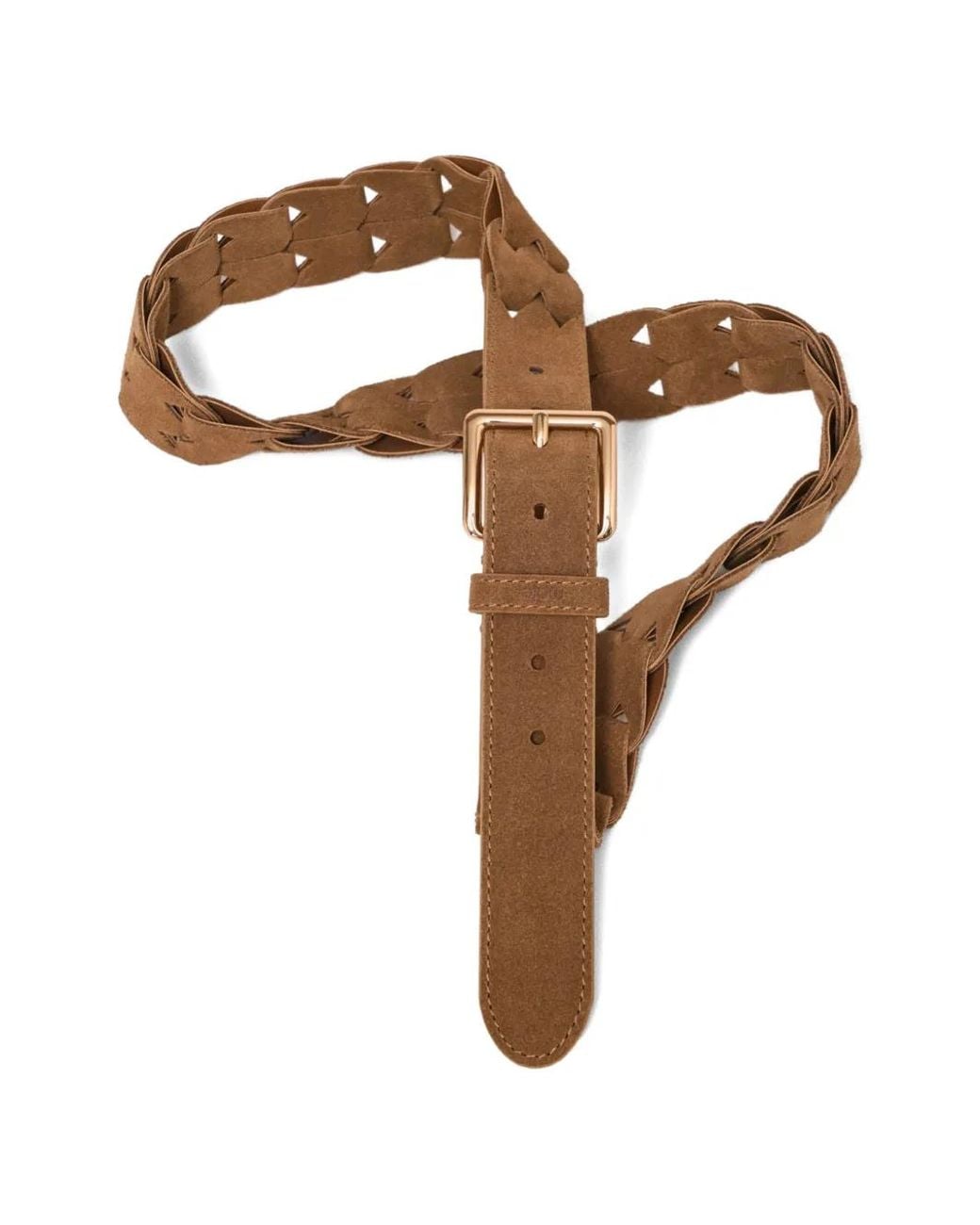 Hundred Braid Maje Braided Belt in White | Lyst
