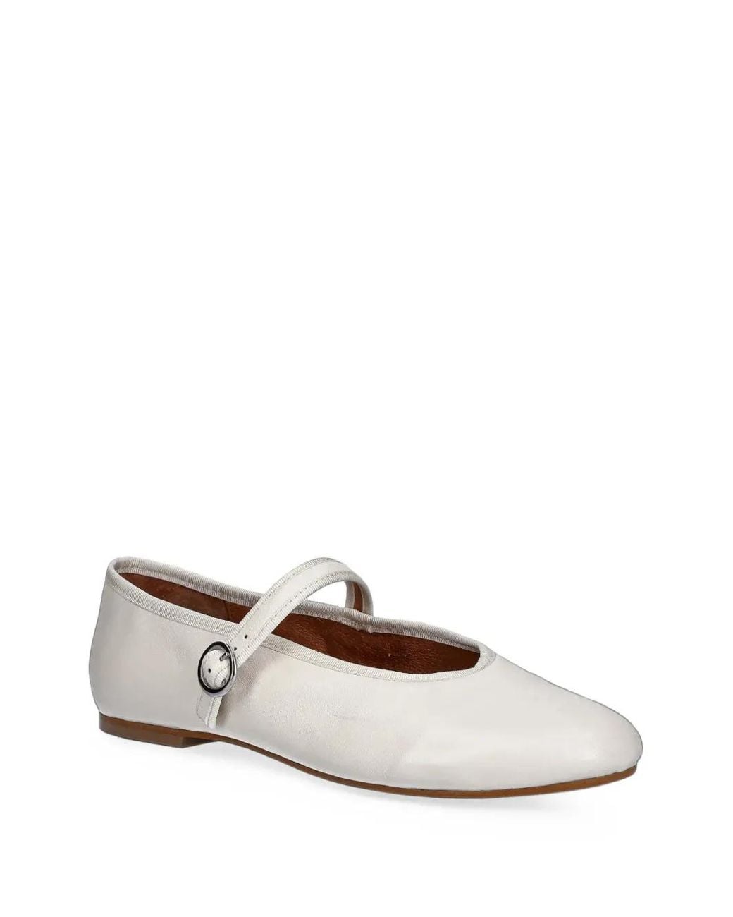 JONAK PARIS White Deesse Buckle-Strap Pumps