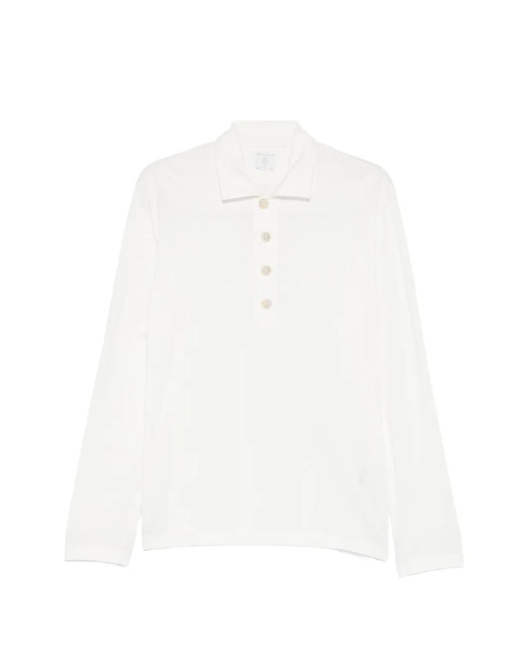 Eleventy Poloshirt Met Knopen in het White voor heren