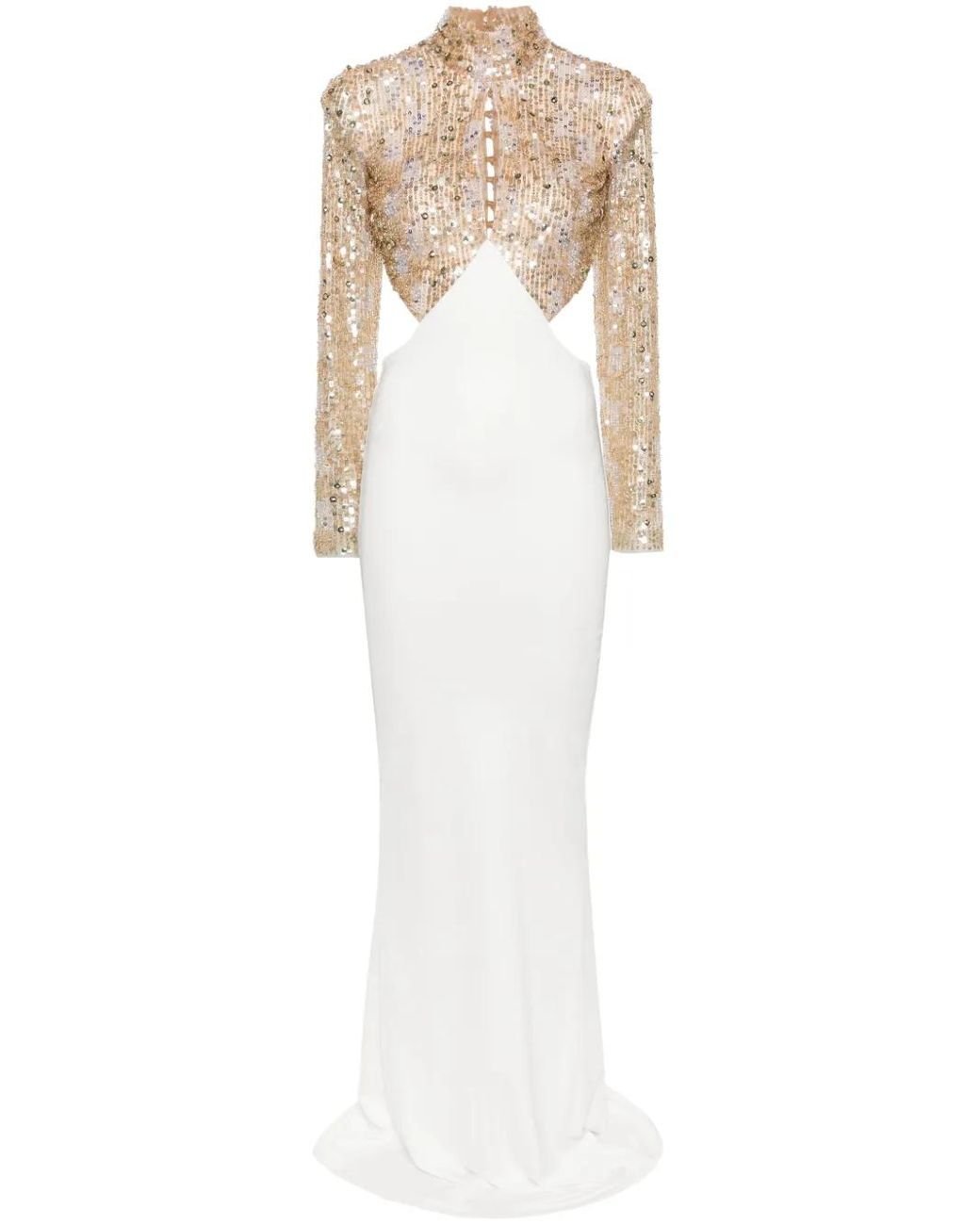 ☆品薄☆【ELISABETTA FRANCHI】クリスタル装飾 マキシドレス org.jpg