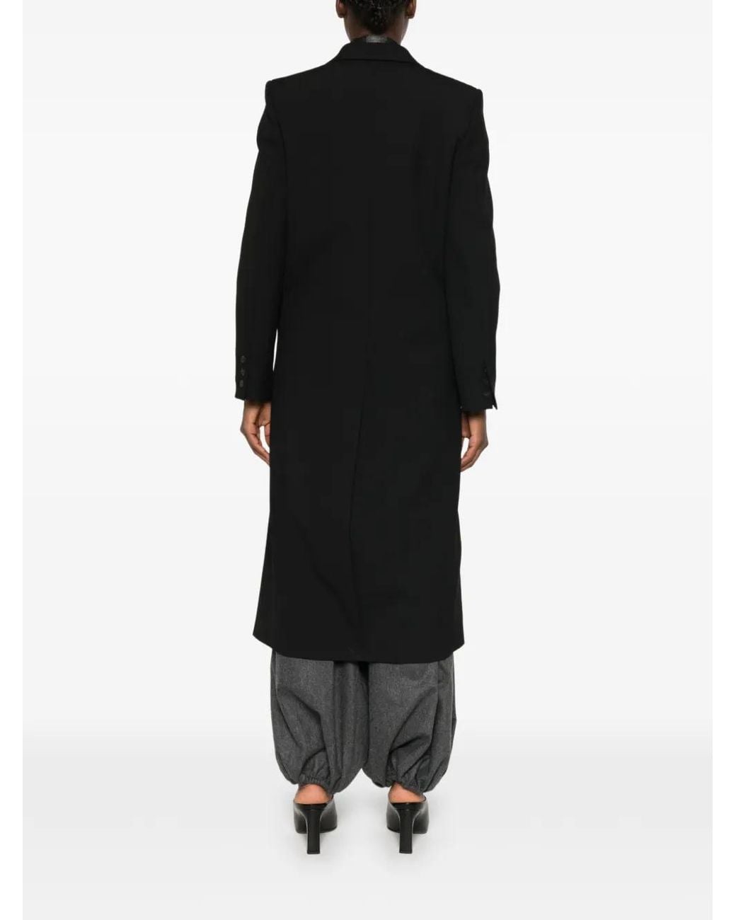 IRO Black Matha Double-Breasted Coat