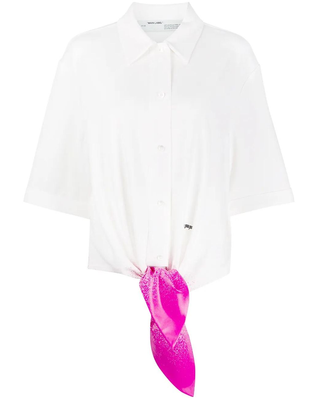 Off-White c/o Virgil Abloh Multicolor Paint Splatter Shirt