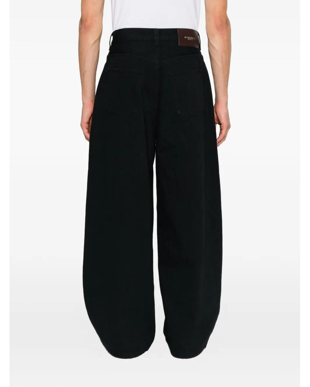 J.W. Anderson White Pleated-Detail Jeans for men
