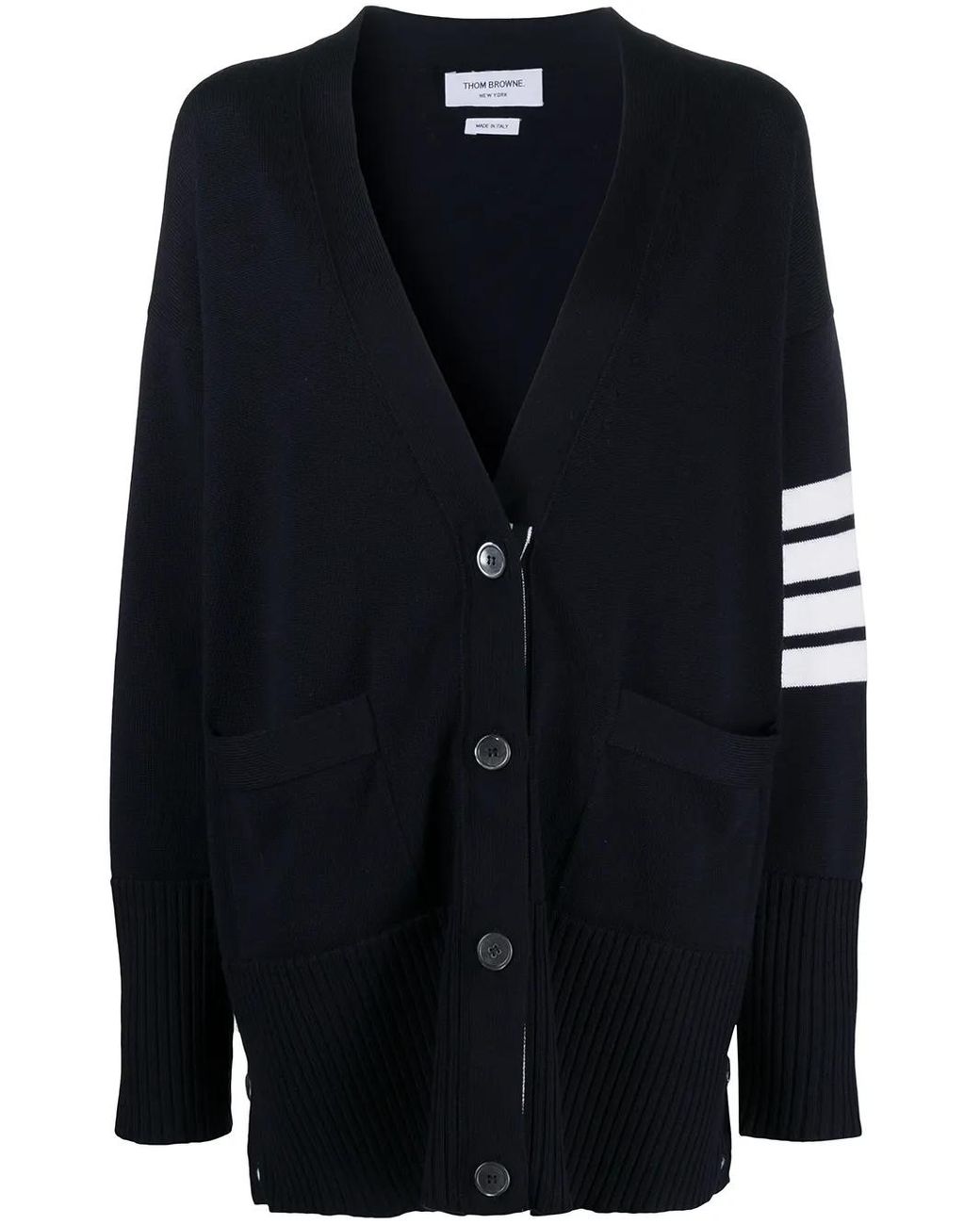 Thom Browne Oversized Vest in het Blue