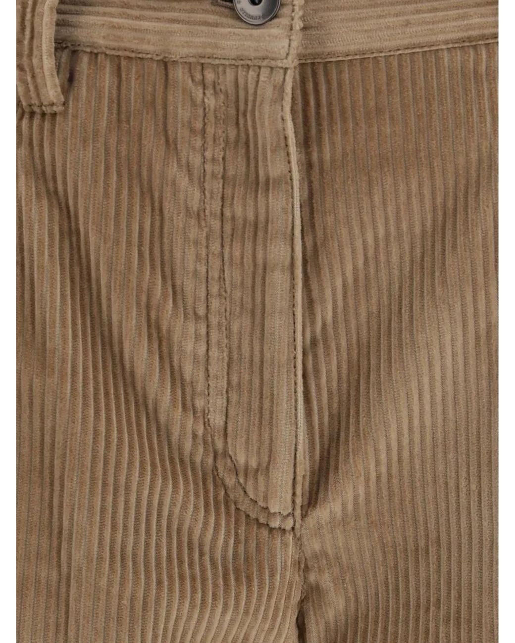 Brunello Cucinelli Natural Corduroy Trousers