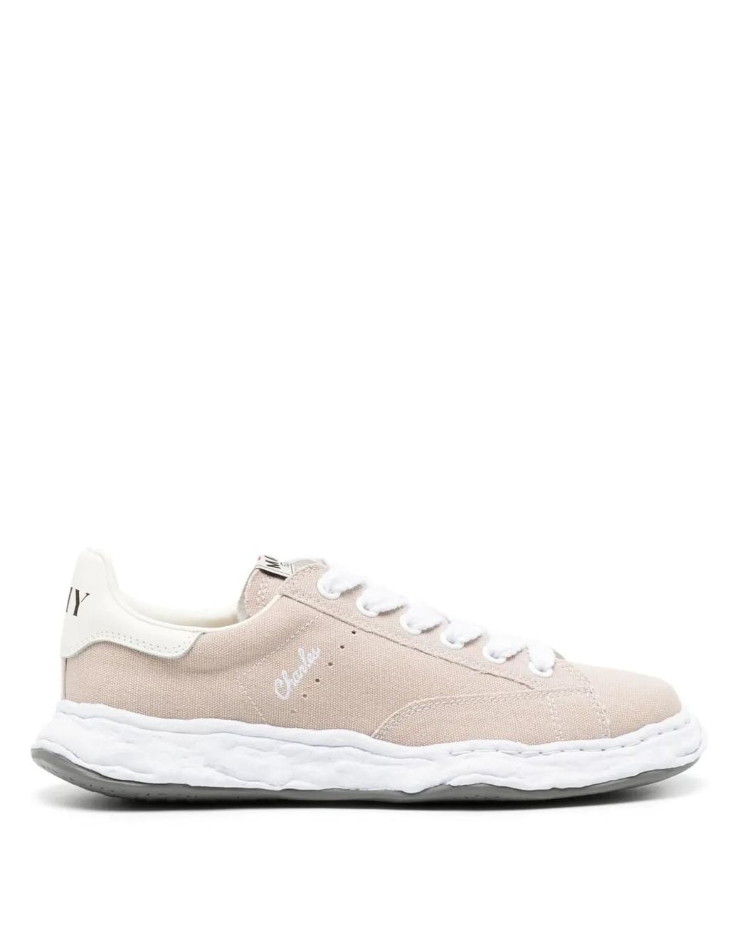 Maison Mihara Yasuhiro White Charles Original Sole Canvas Sneakers