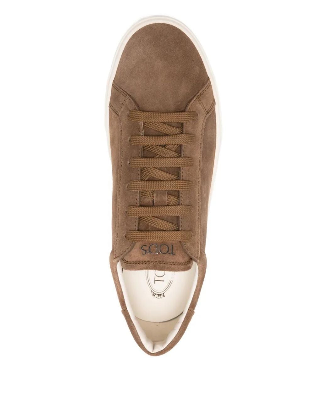 Tod's Low-Top Leder Sneaker in Brown für Herren