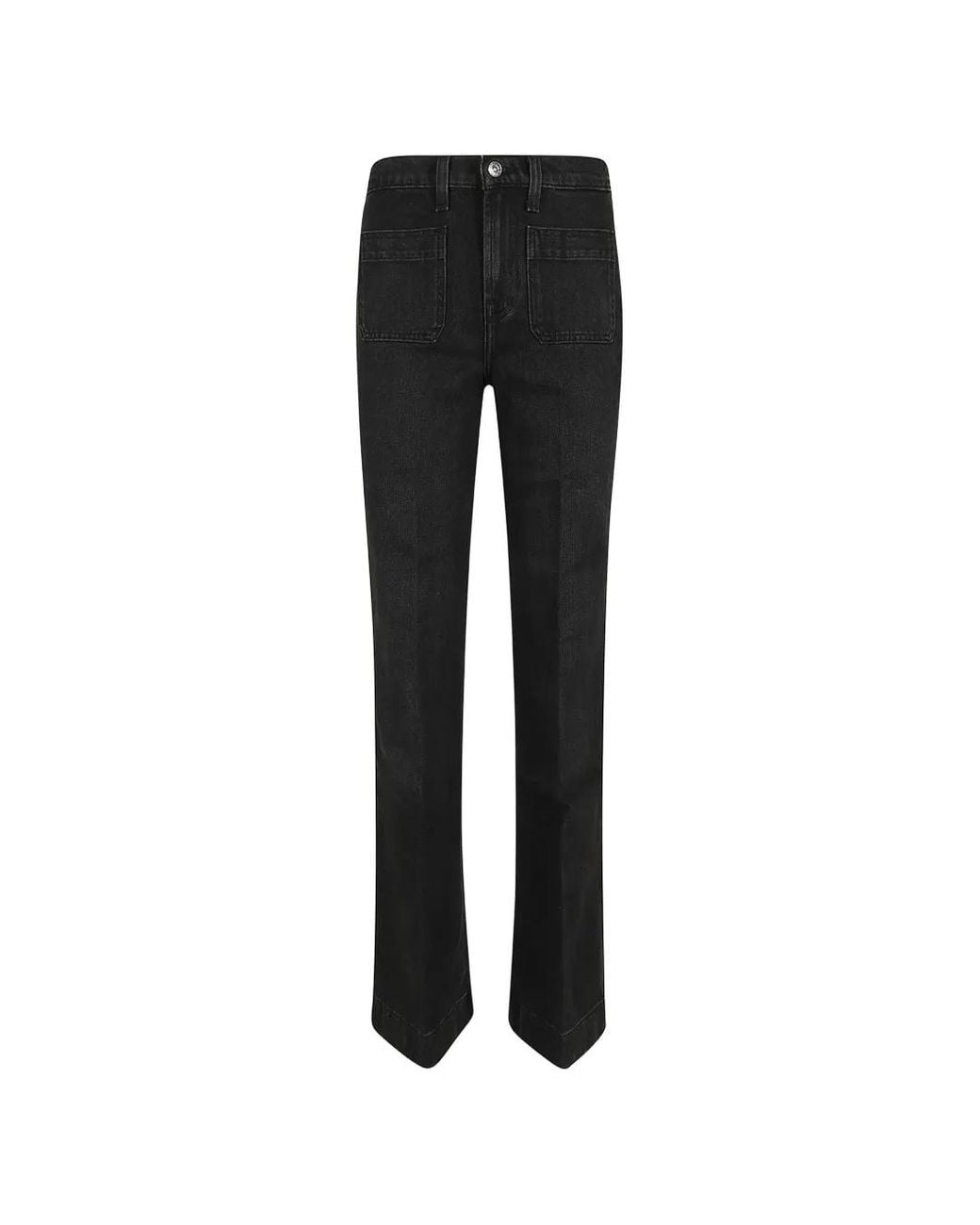 7 For All Mankind Black Modern Dojo Jeans