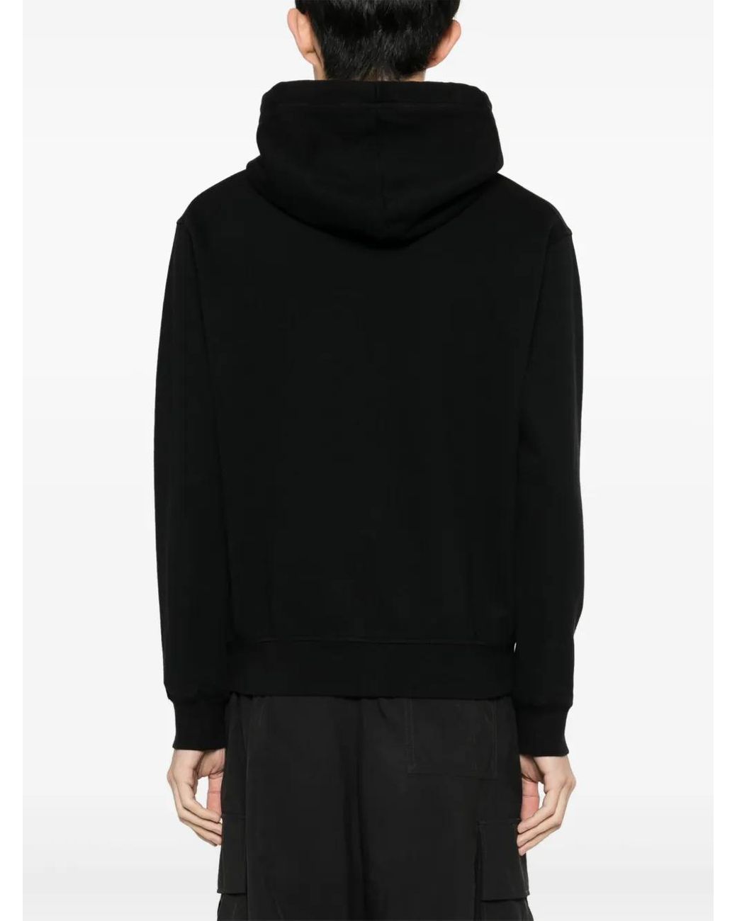 DSquared² Black Logo-Print Cotton Track Pants for men