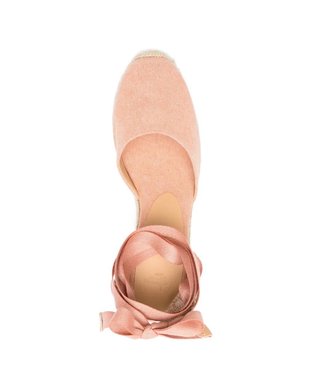 Castaner Pink Tie Ankle Espadrilles