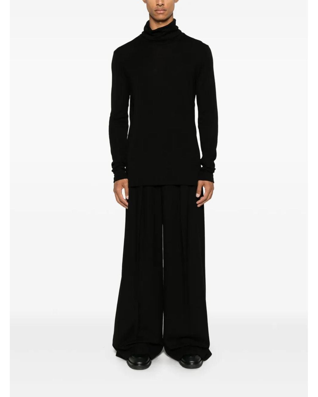 Rohe Black Wool Sweater for men