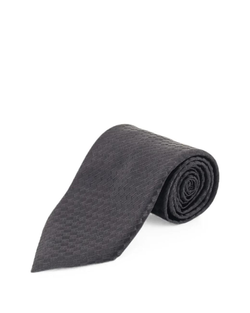 Tom Ford White Large Net Satin Tie for men