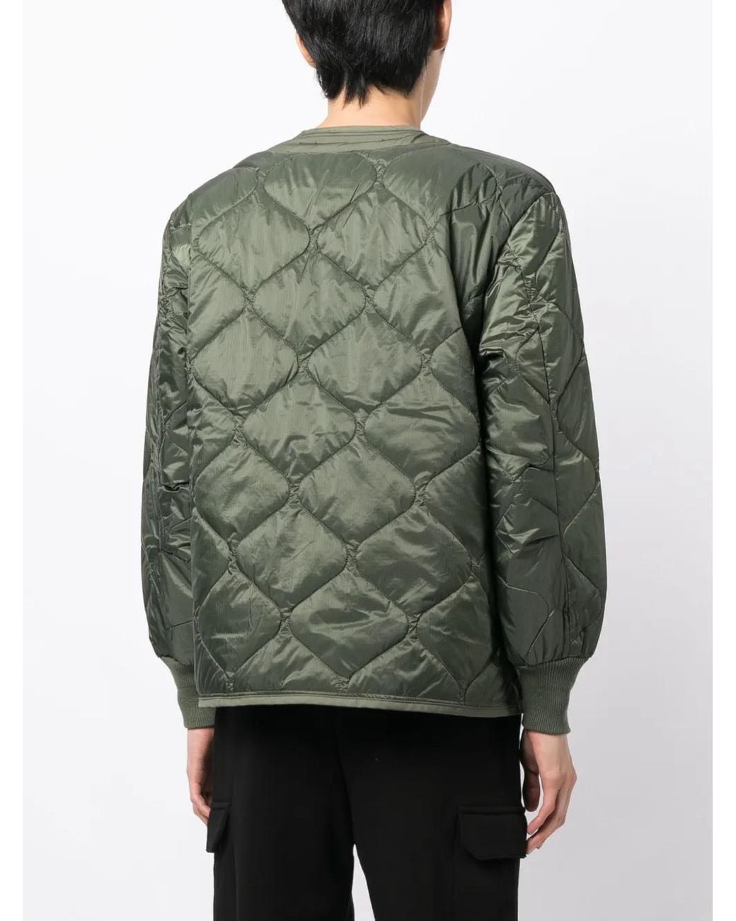 Alpha Industries Gesteppte Jacke Mit Logo-Patch in Green für Herren