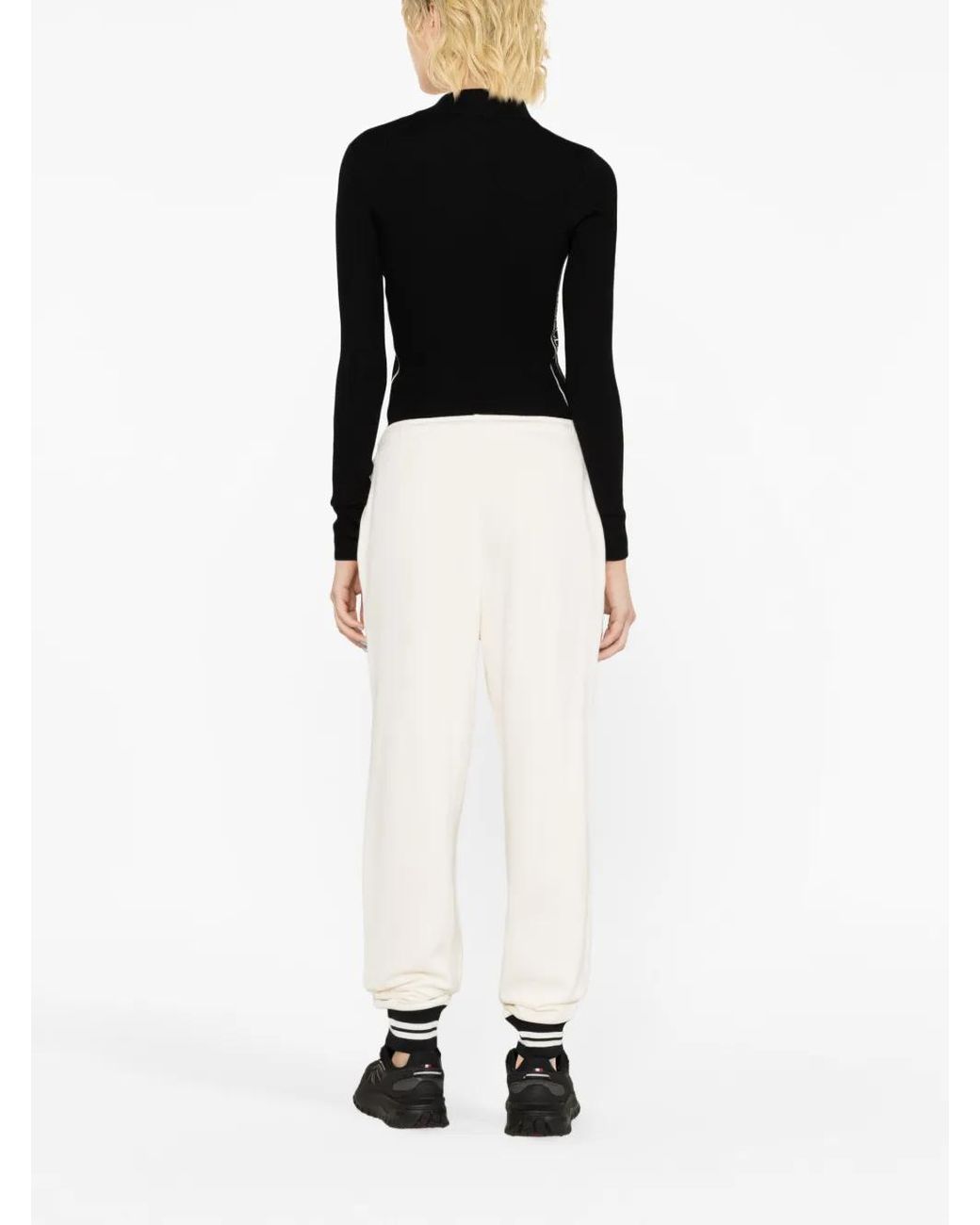 Moncler Black Ribbed Wool Sweater
