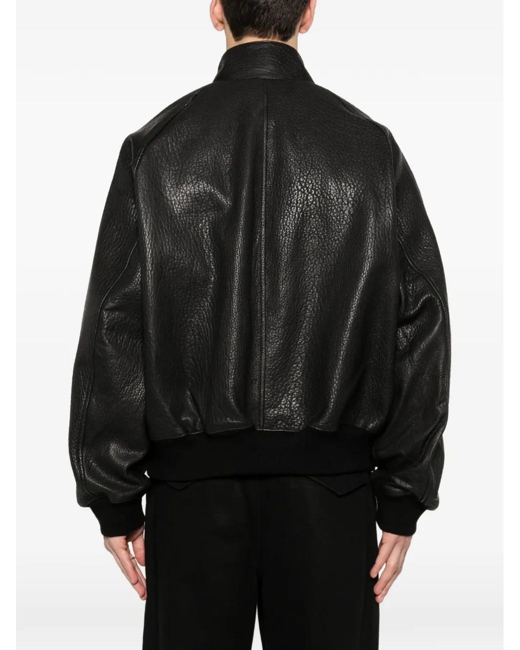 Studio Nicholson Black Over Zip Jacket for men