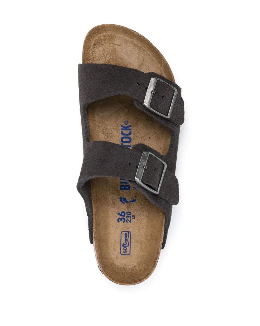 Birkenstock Black Arizona Leather Buckle-Detail Sandals