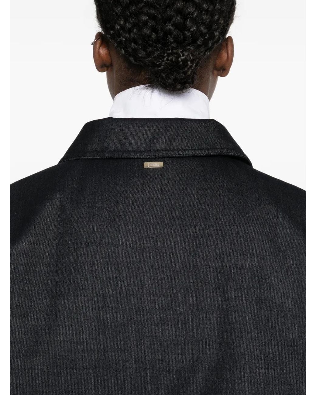 Herno Black Polyester Wool Polyamide Jacket
