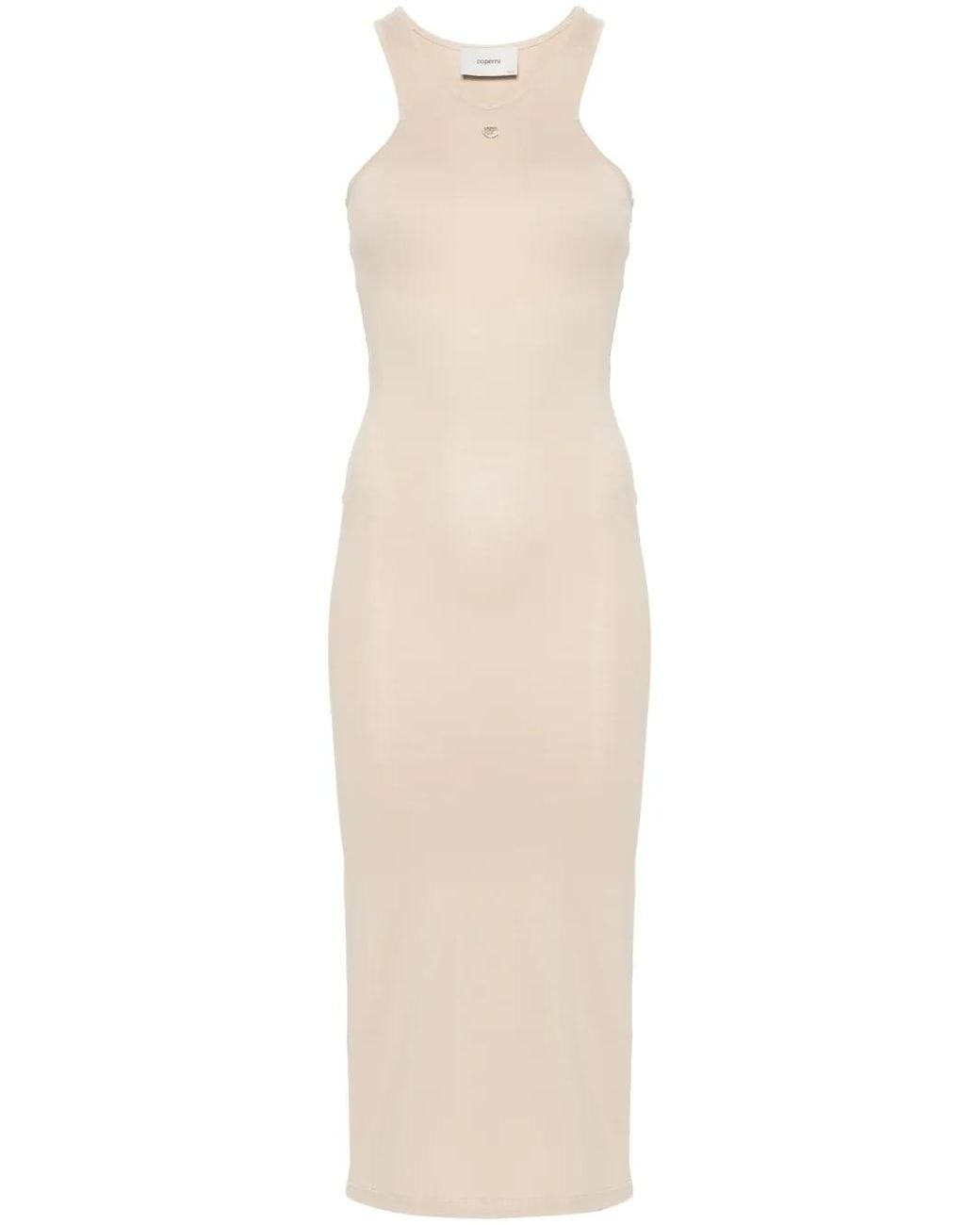 Coperni White Tank Top Midi Dress