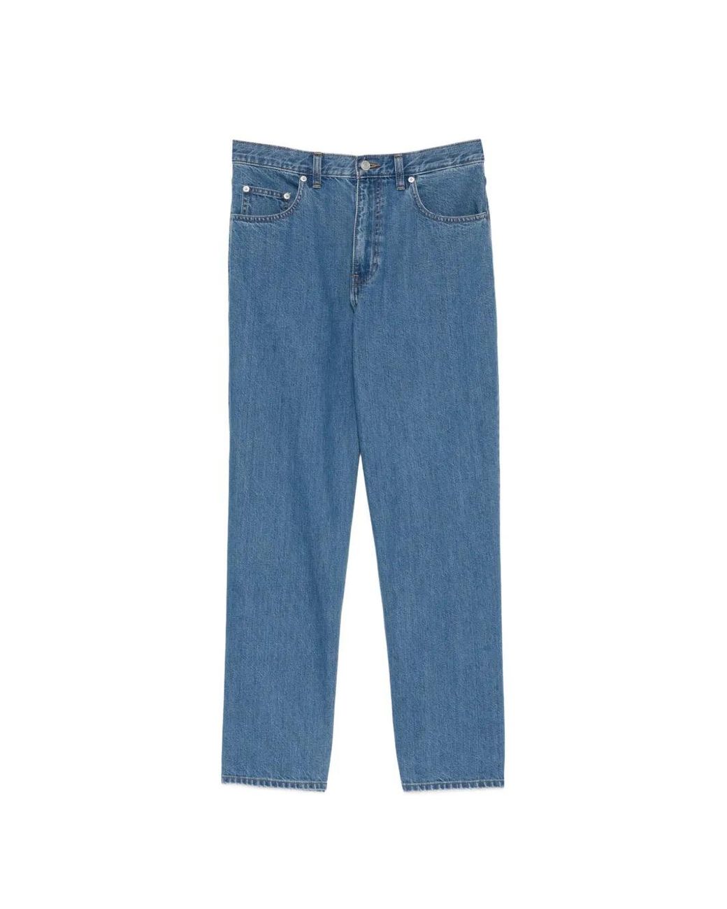 SPORT b. by agnès b. Blue Logo-Embroidered Jeans for men